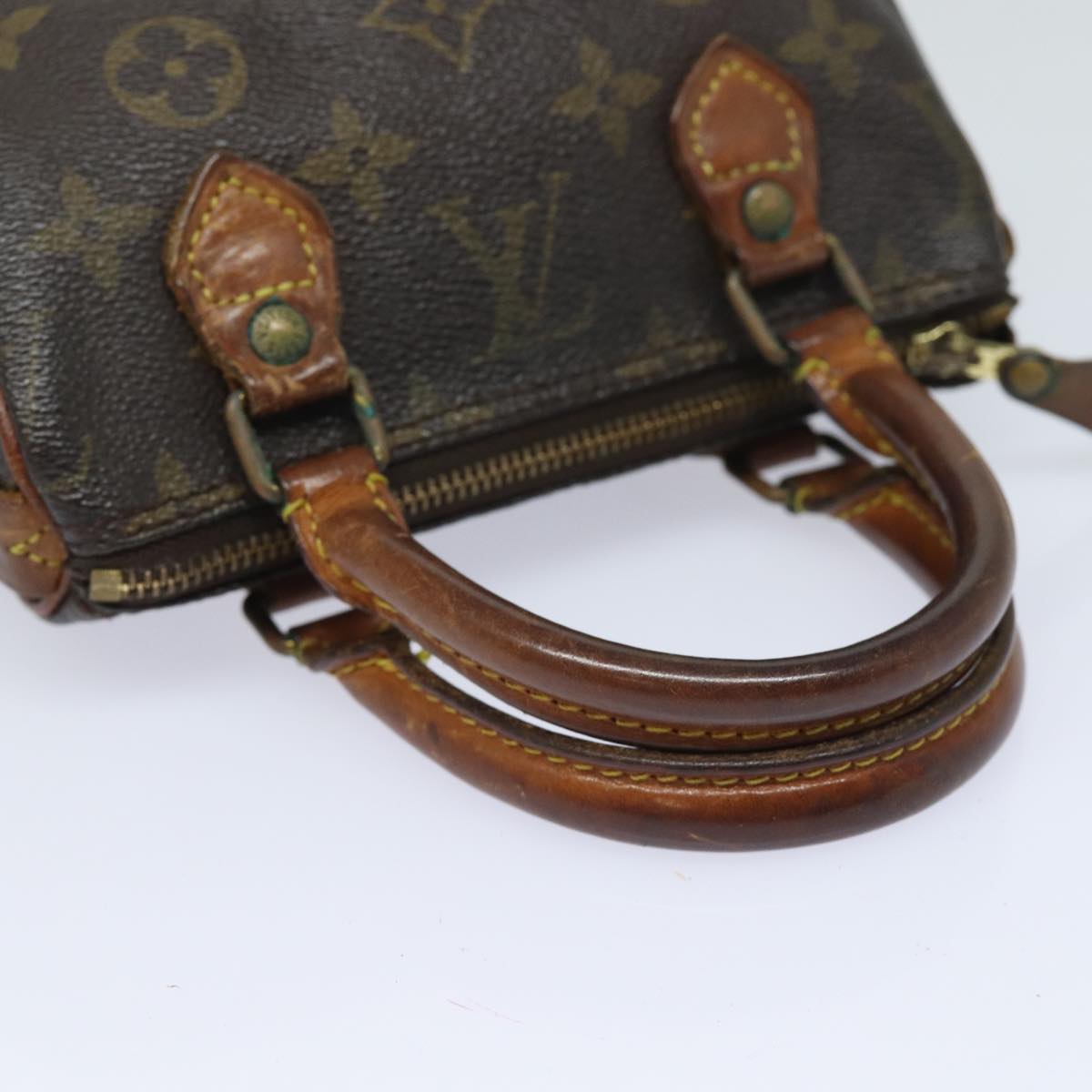 LOUIS VUITTON Monogram Mini Speedy Hand Bag M41534 LV Auth 84084