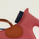 HERMES Rodeo Charm Leather Pink Auth 84092-5