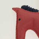 HERMES Rodeo Charm Leather Pink Auth 84092-8