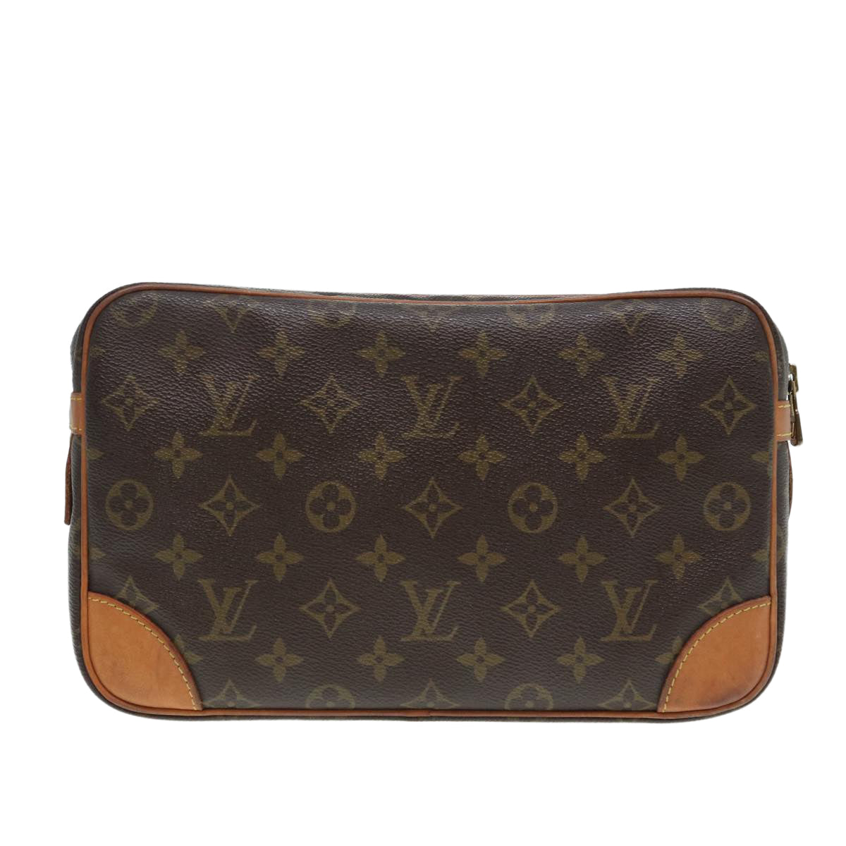 LOUIS VUITTON Monogram Compiegne 28 Clutch Bag M51845 LV Auth 84099 - 0