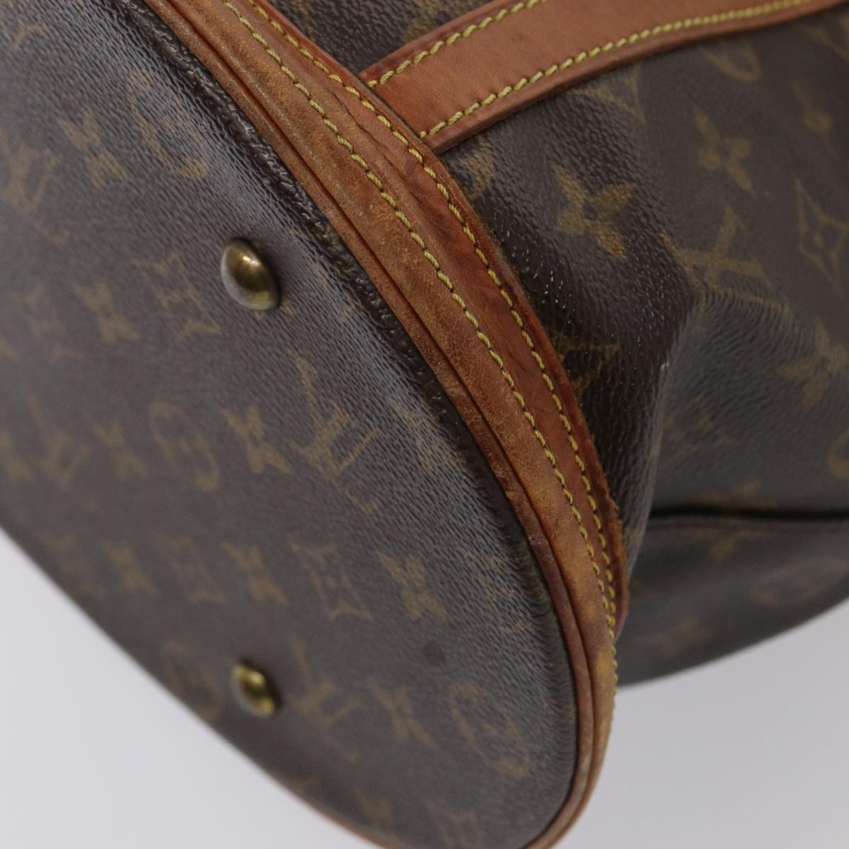 LOUIS VUITTON Monogram Bucket GM Shoulder Bag M42236 LV Auth 84101