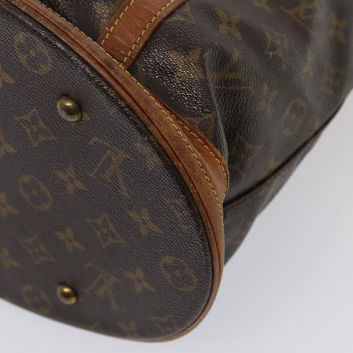 LOUIS VUITTON Monogram Bucket GM Shoulder Bag M42236 LV Auth 84101