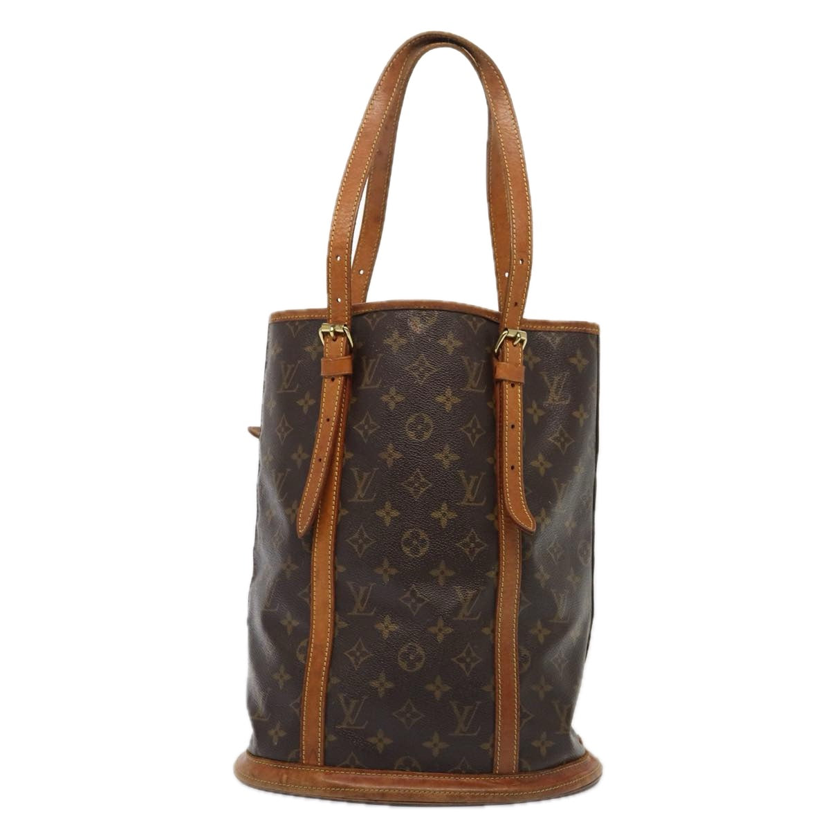 LOUIS VUITTON Monogram Bucket GM Shoulder Bag M42236 LV Auth 84101