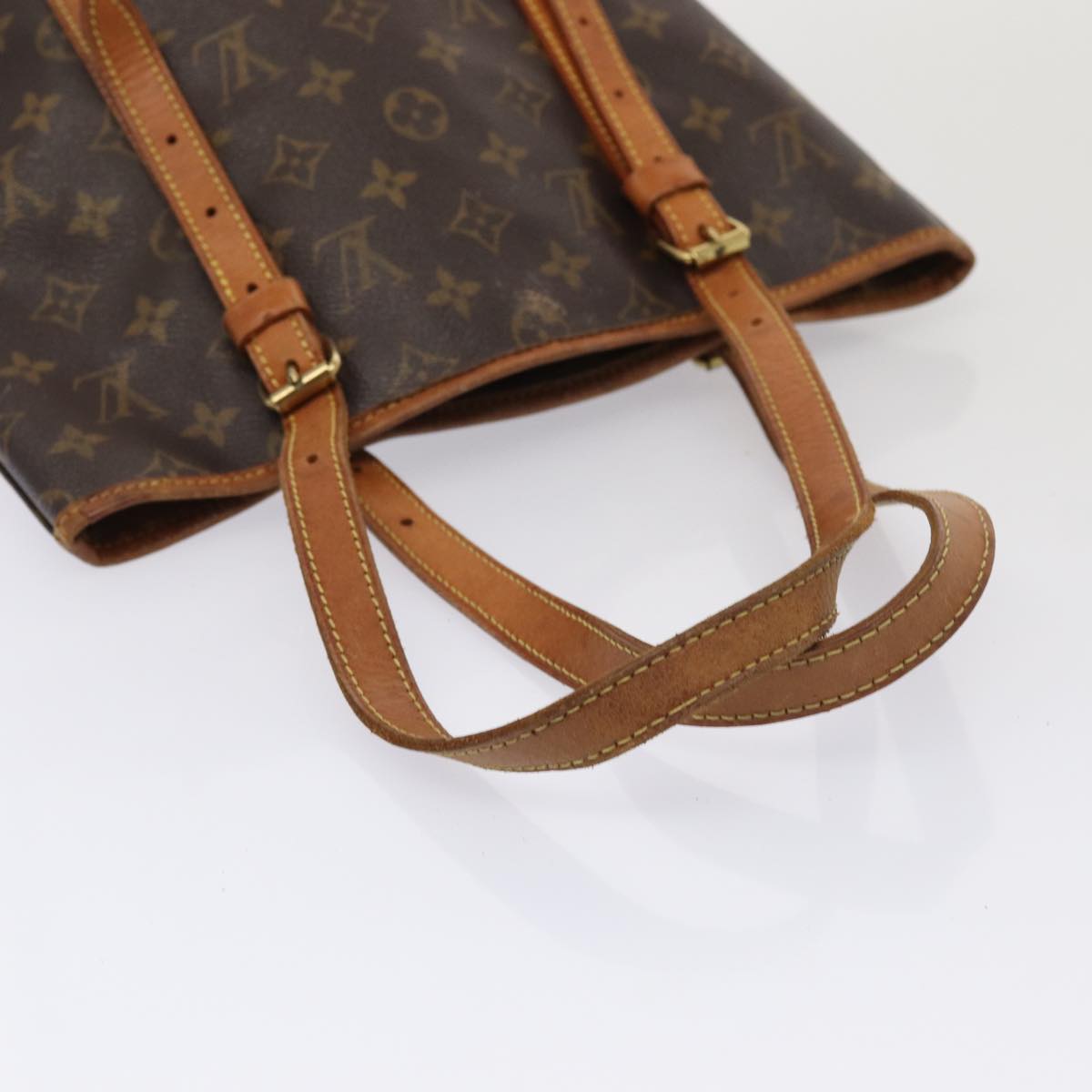 LOUIS VUITTON Monogram Bucket GM Shoulder Bag M42236 LV Auth 84101