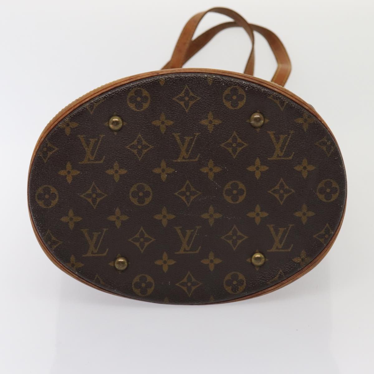 LOUIS VUITTON Monogram Bucket GM Shoulder Bag M42236 LV Auth 84101