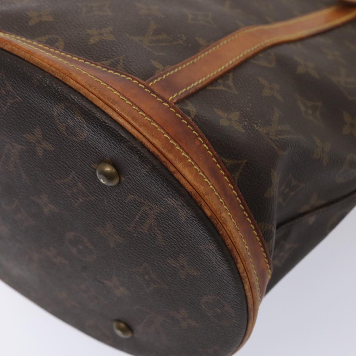 LOUIS VUITTON Monogram Bucket GM Shoulder Bag M42236 LV Auth 84102