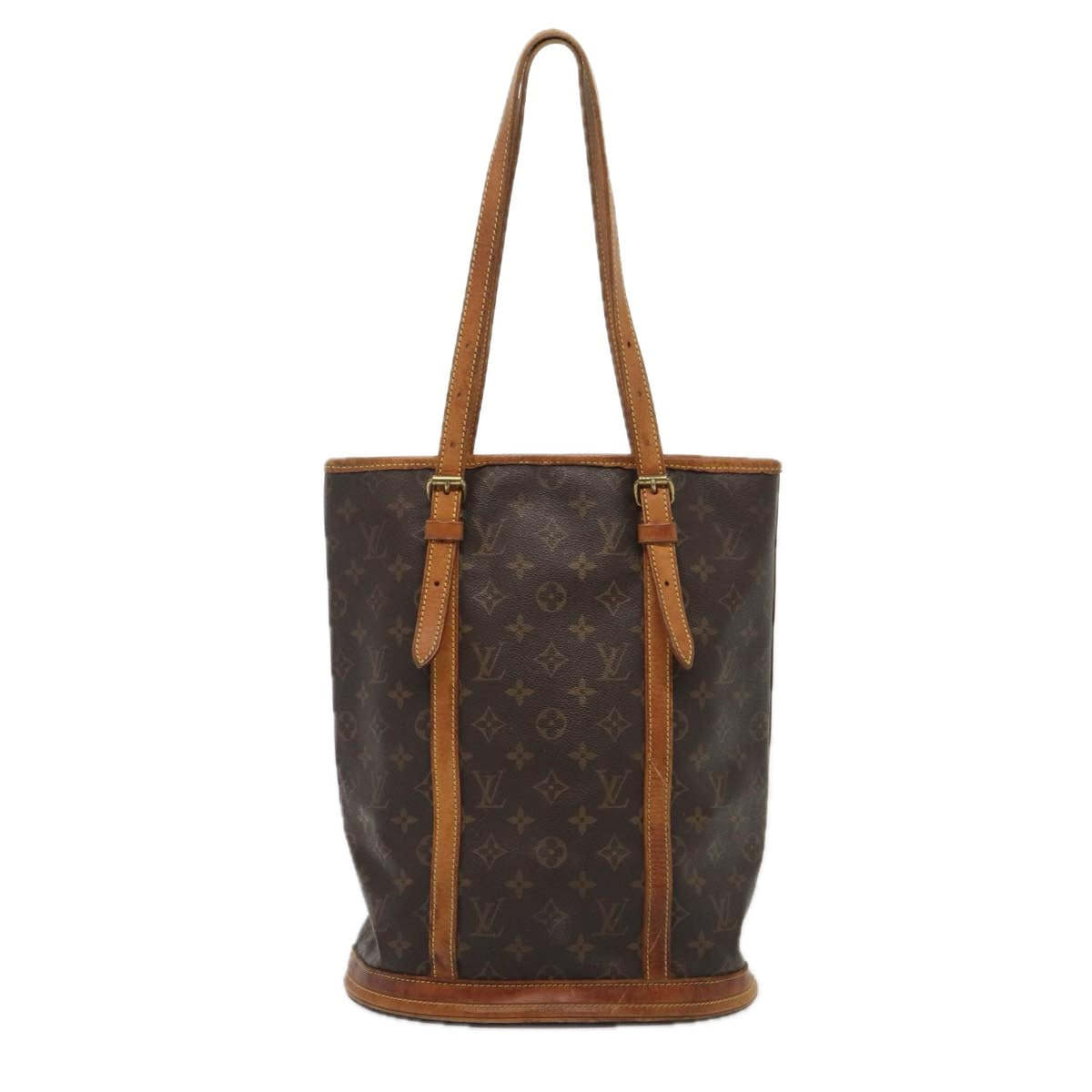 LOUIS VUITTON Monogram Bucket GM Shoulder Bag M42236 LV Auth 84102