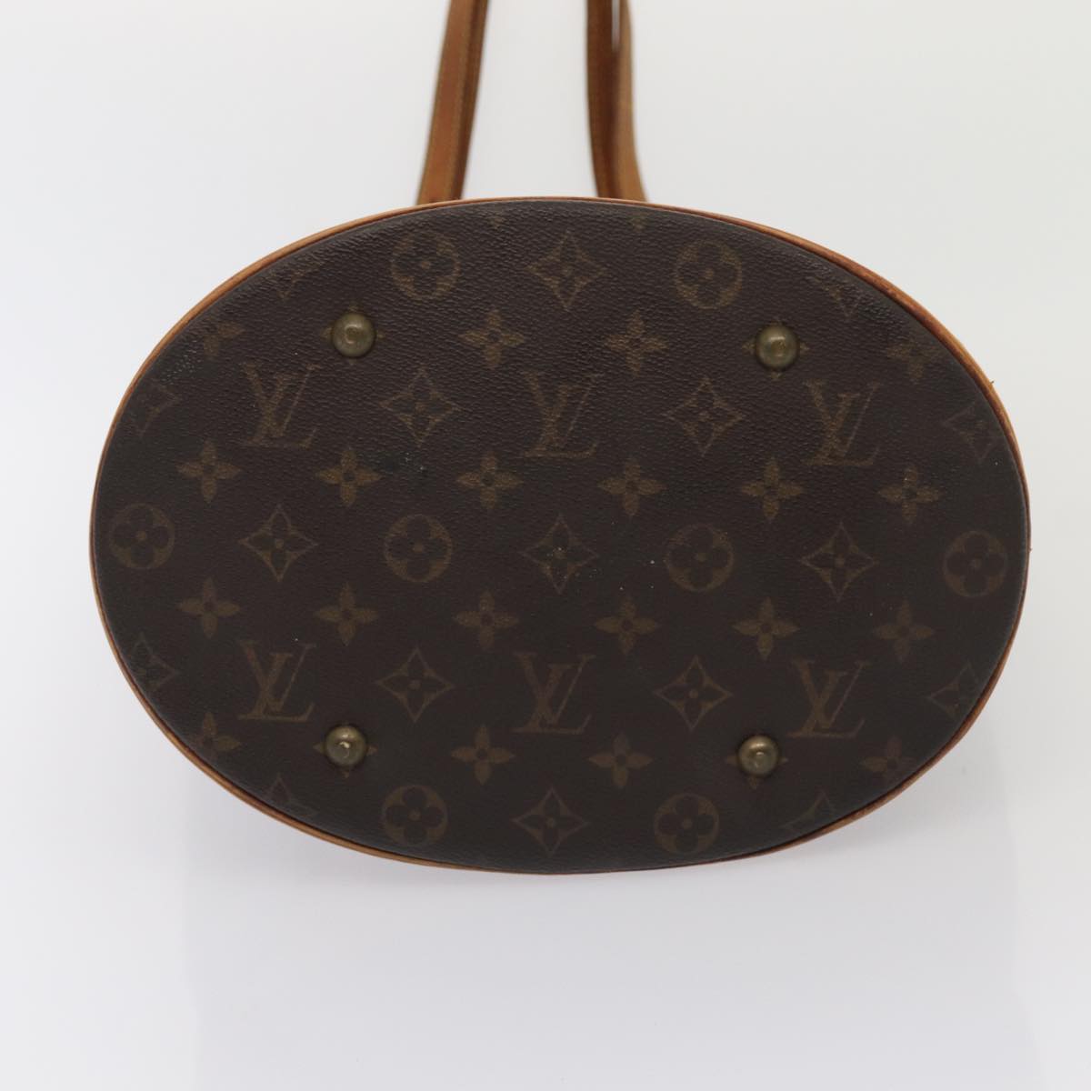 LOUIS VUITTON Monogram Bucket GM Shoulder Bag M42236 LV Auth 84102