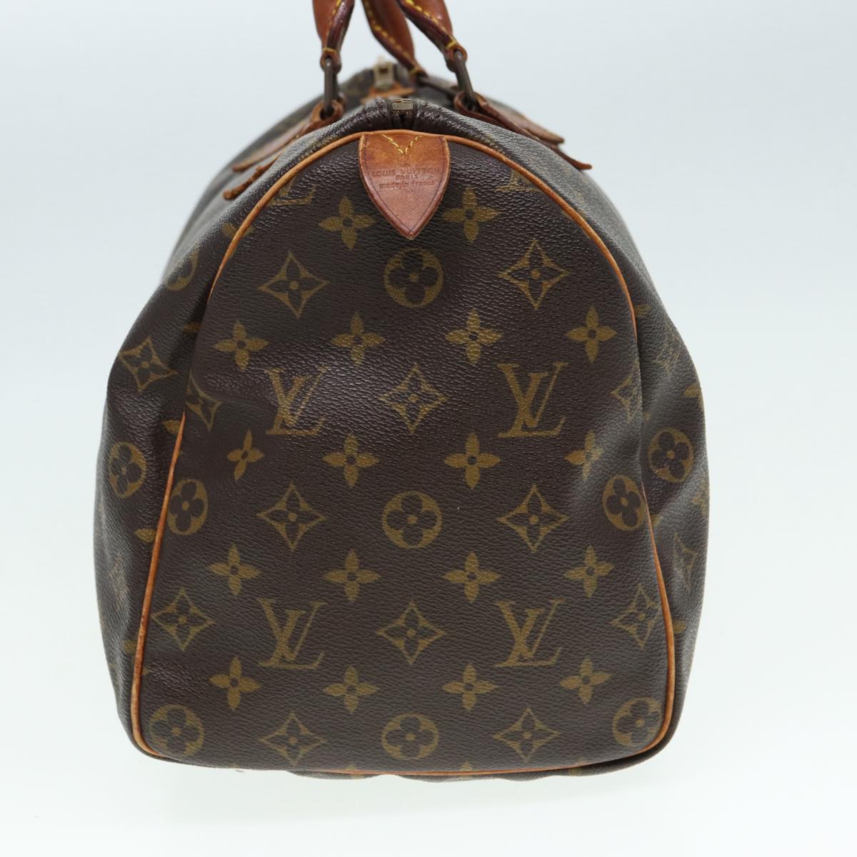 LOUIS VUITTON Monogram Speedy 35 Hand Bag M41524 LV Auth 84104