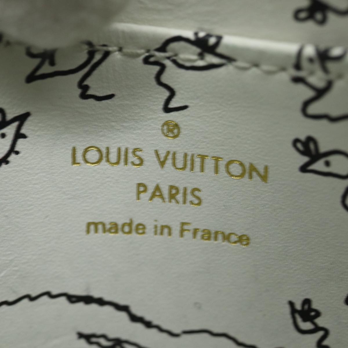 LOUIS VUITTON Catgram Zippy Coin Purse Coin Purse M63884 LV Auth 84110