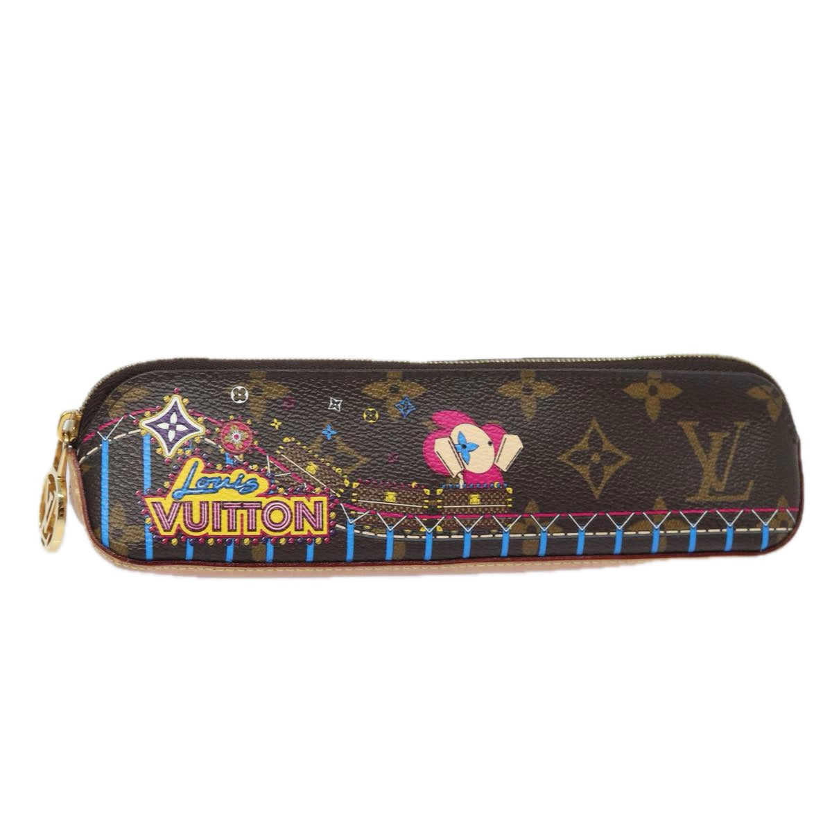 LOUIS VUITTON Monogram Vivienne Trousse Elizabeth Pen Case GI0539 LV Auth 84129