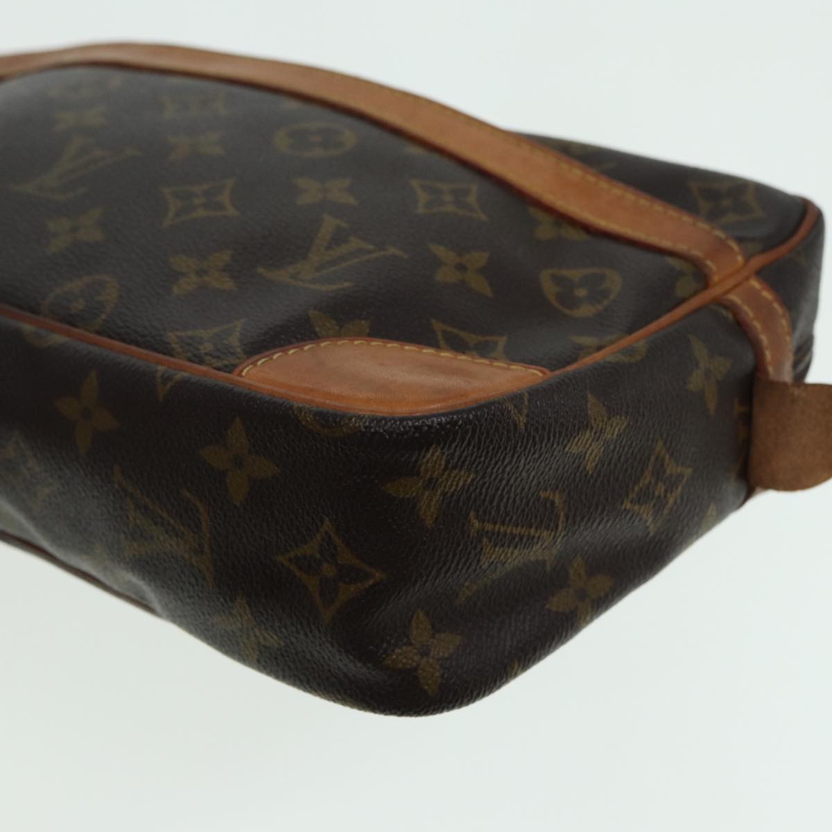 LOUIS VUITTON Monogram Compiegne 28 Clutch Bag M51845 LV Auth 84143