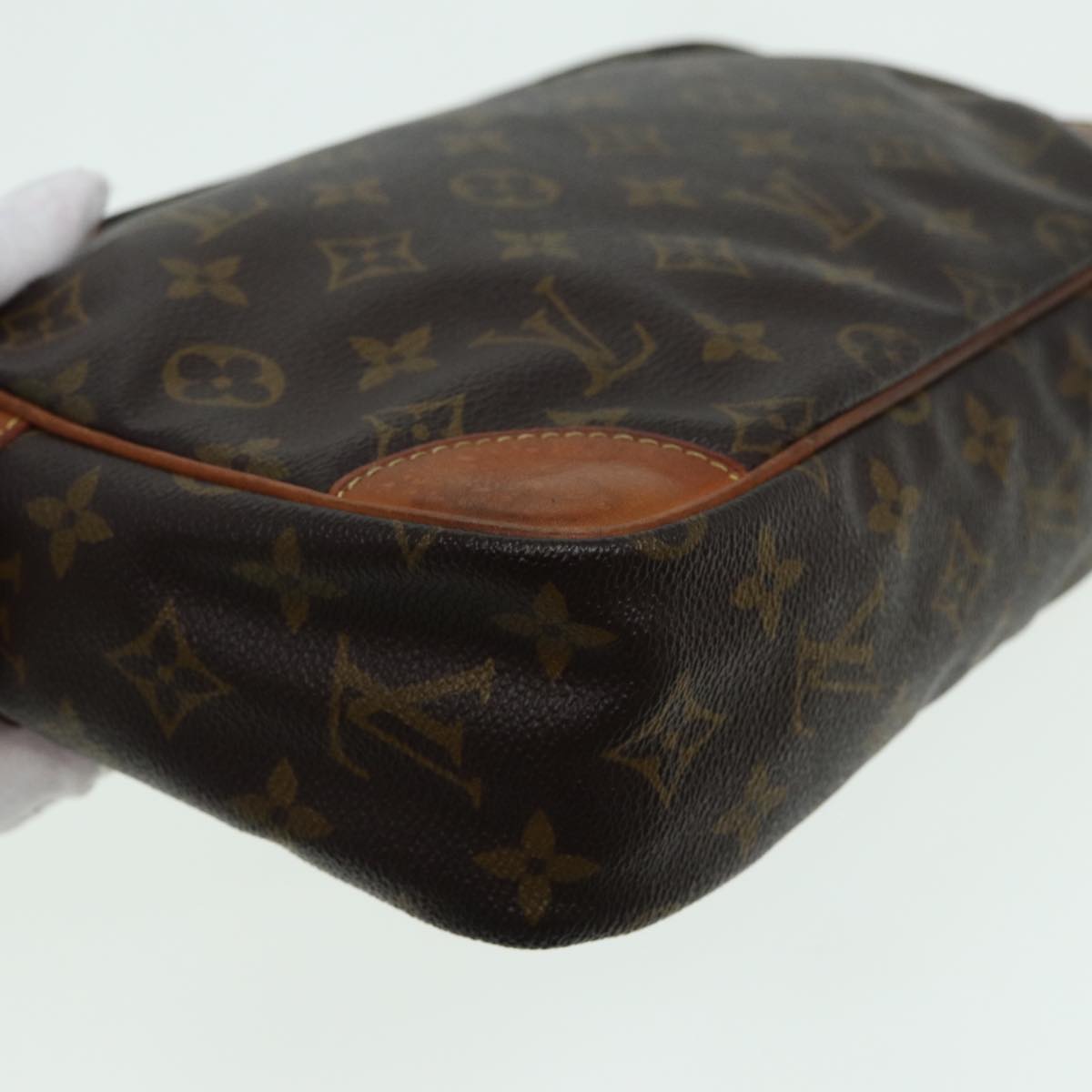 LOUIS VUITTON Monogram Compiegne 28 Clutch Bag M51845 LV Auth 84143