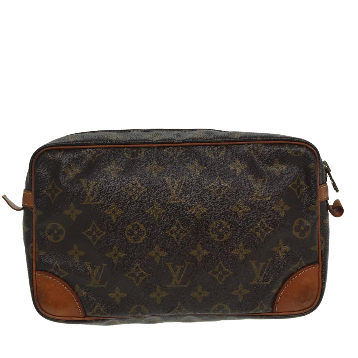 LOUIS VUITTON Monogram Compiegne 28 Clutch Bag M51845 LV Auth 84143 - 0