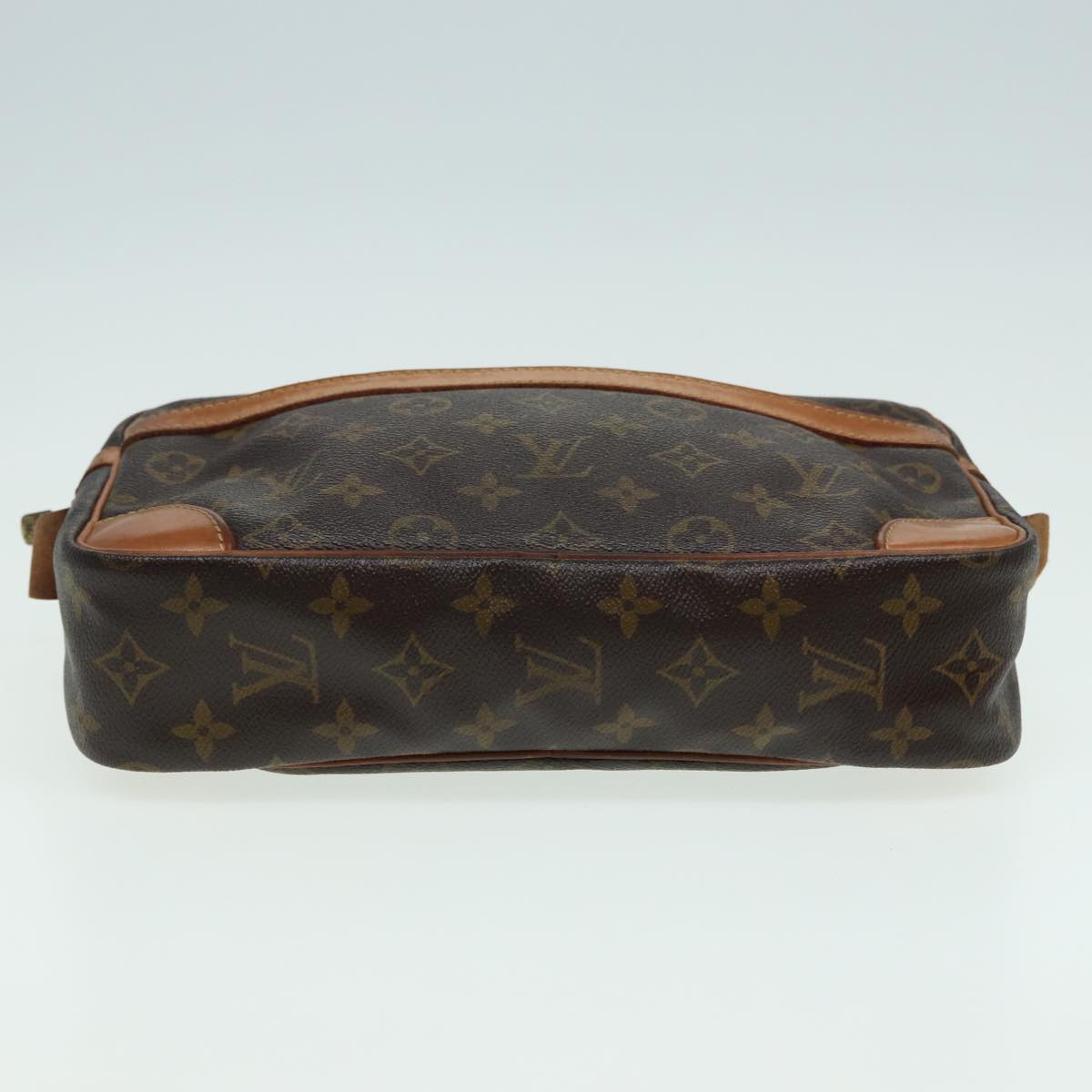 LOUIS VUITTON Monogram Compiegne 28 Clutch Bag M51845 LV Auth 84143