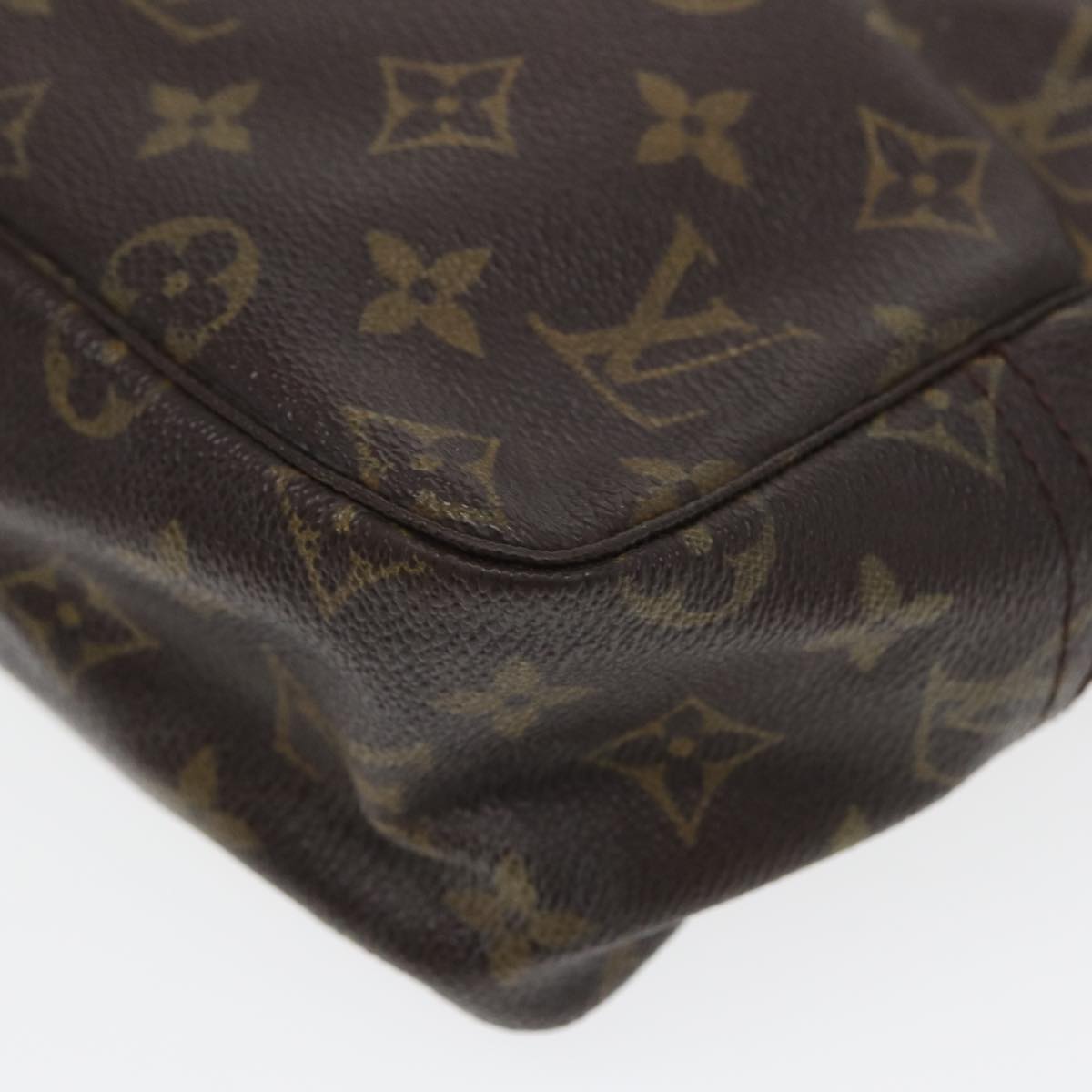 LOUIS VUITTON Monogram Trousse Toilette 28 Clutch Bag M47522 LV Auth 84144