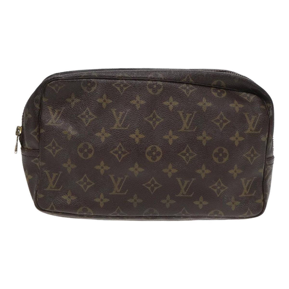 LOUIS VUITTON Monogram Trousse Toilette 28 Clutch Bag M47522 LV Auth 84144