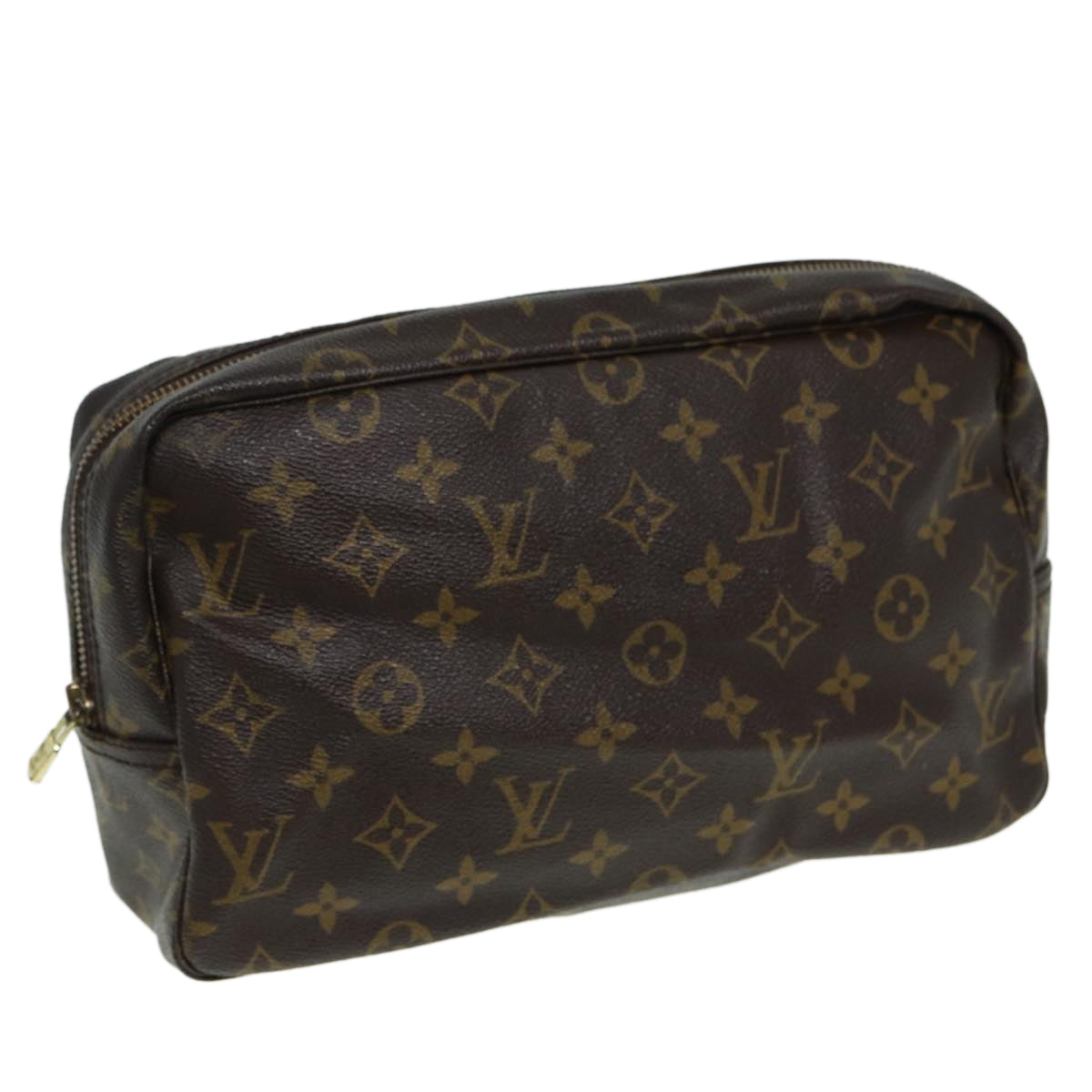 LOUIS VUITTON Monogram Trousse Toilette 28 Clutch Bag M47522 LV Auth 84145