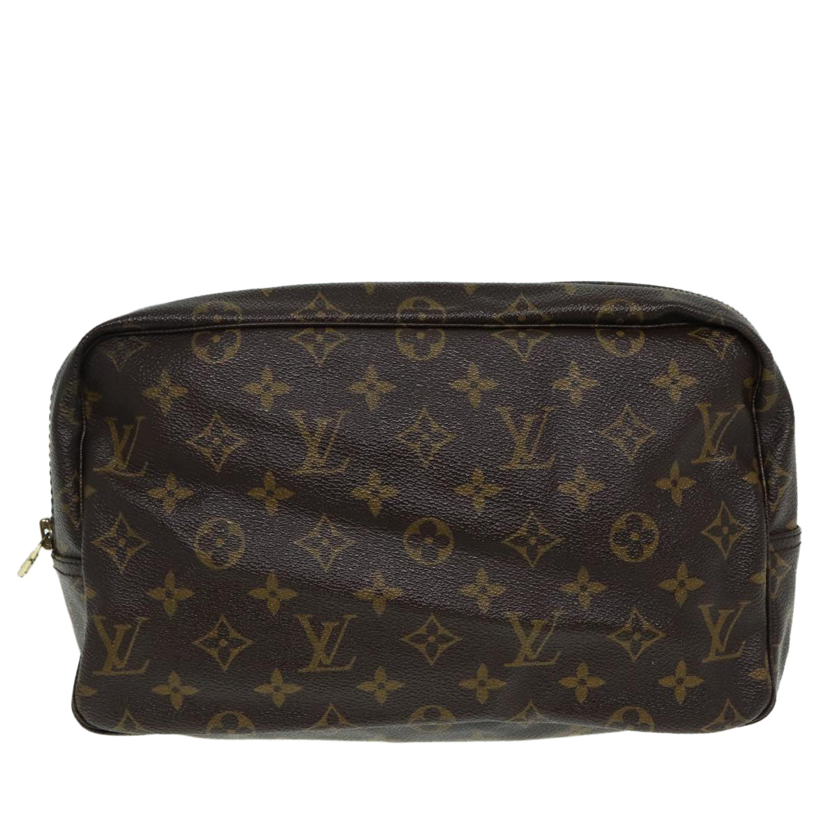 LOUIS VUITTON Monogram Trousse Toilette 28 Clutch Bag M47522 LV Auth 84145