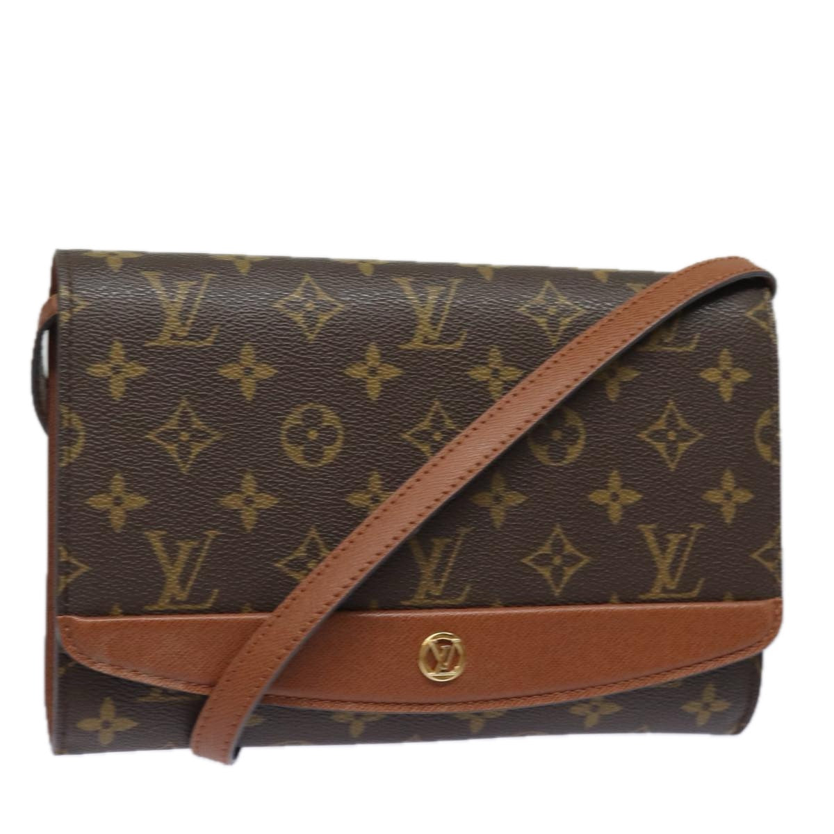 LOUIS VUITTON Monogram Bordeaux 24 Shoulder Bag M51798 LV Auth 84146