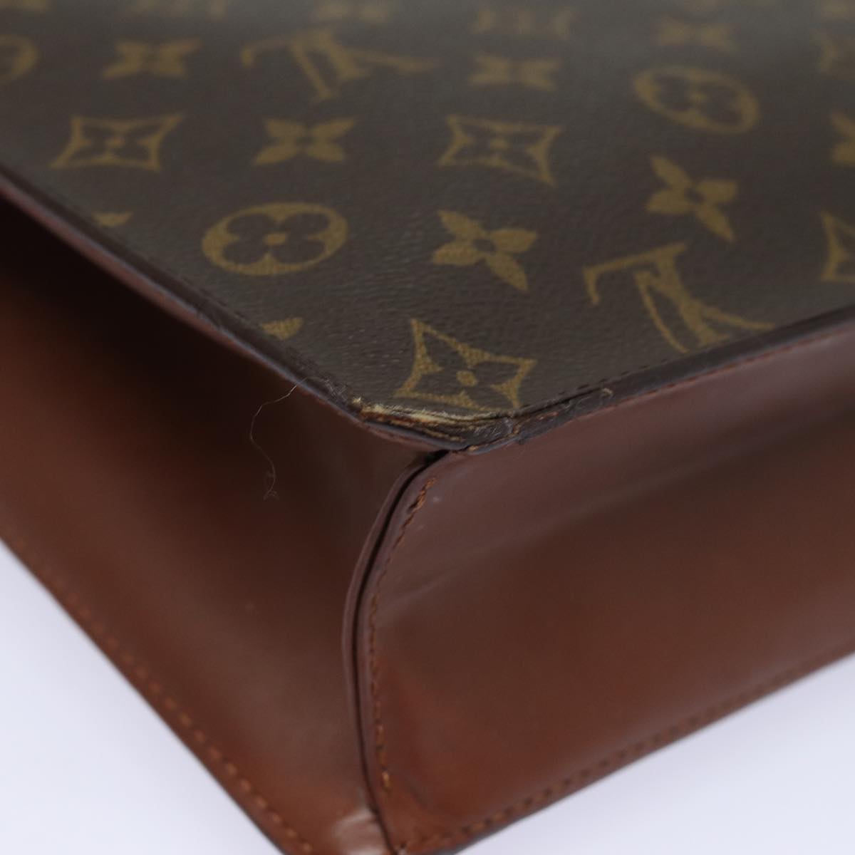 LOUIS VUITTON Monogram Monceau 28 Hand Bag 2way M51185 LV Auth 84149