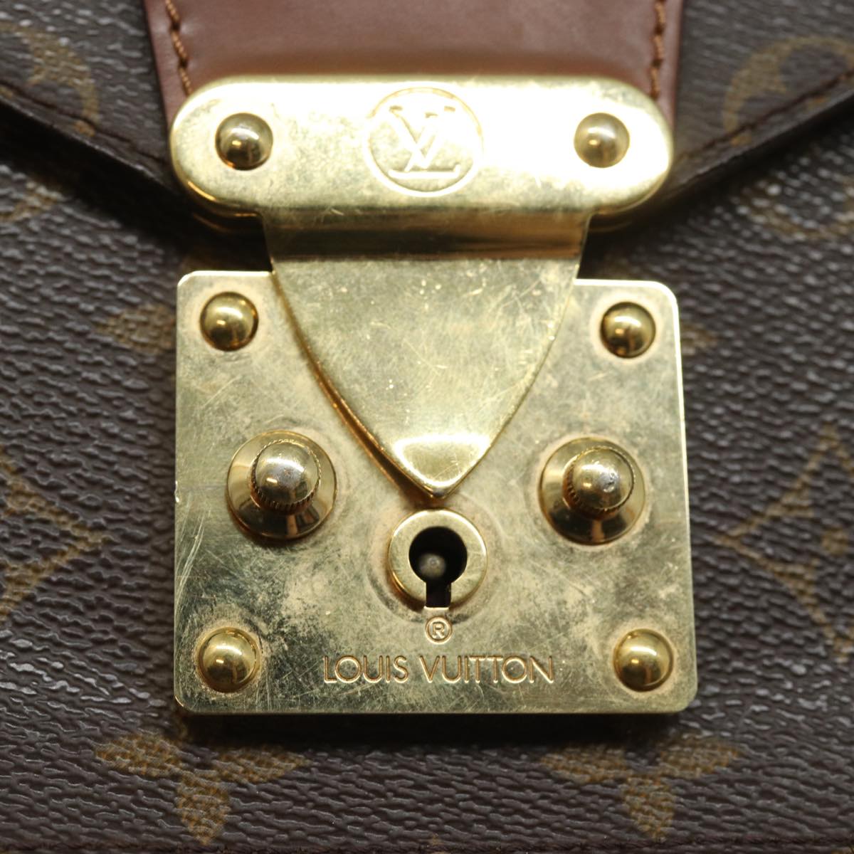 LOUIS VUITTON Monogram Monceau 28 Hand Bag 2way M51185 LV Auth 84149