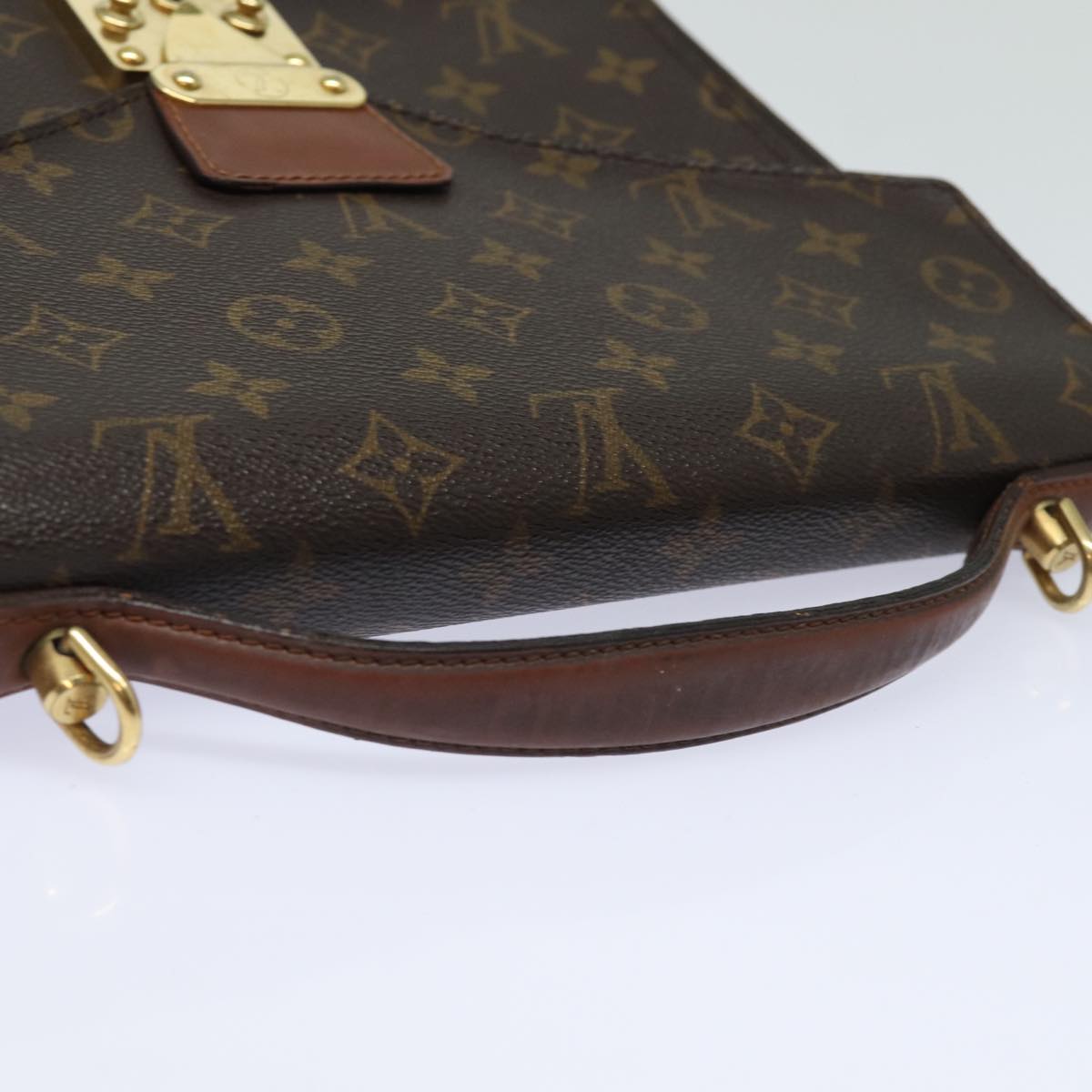 LOUIS VUITTON Monogram Monceau 28 Hand Bag 2way M51185 LV Auth 84149