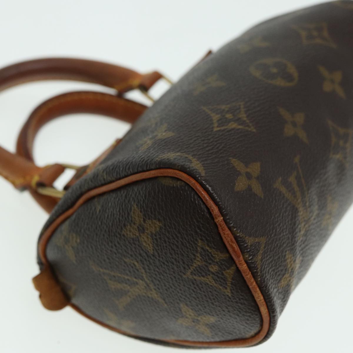 LOUIS VUITTON Monogram Mini Speedy Hand Bag M41534 LV Auth 84150