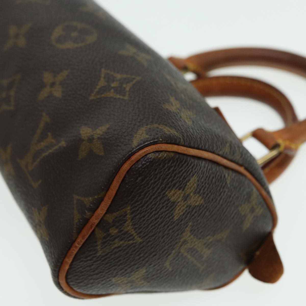 LOUIS VUITTON Monogram Mini Speedy Hand Bag M41534 LV Auth 84150