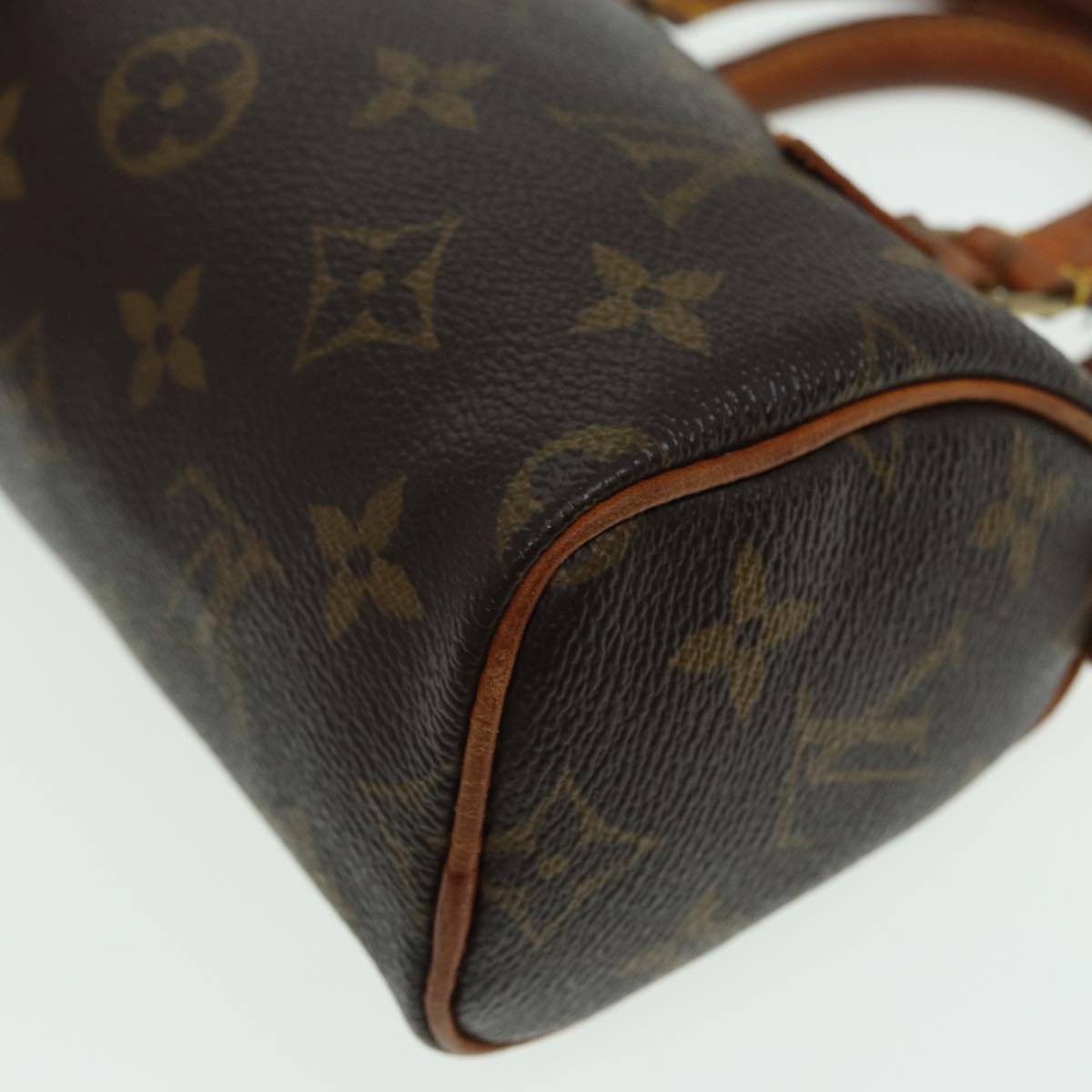 LOUIS VUITTON Monogram Mini Speedy Hand Bag M41534 LV Auth 84150