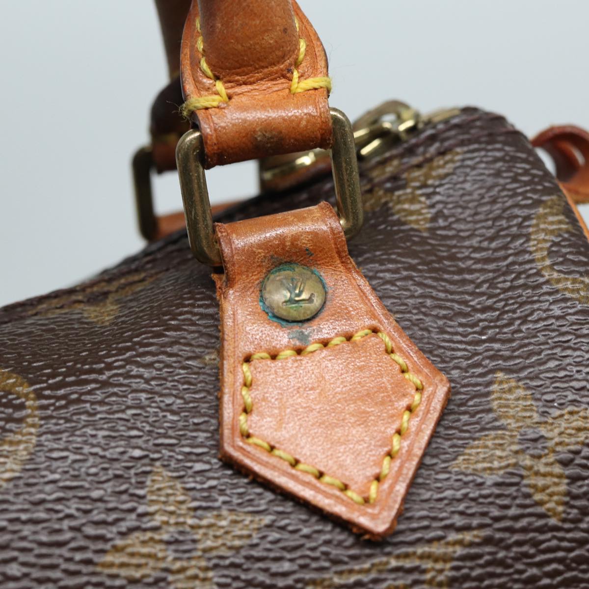 LOUIS VUITTON Monogram Mini Speedy Hand Bag M41534 LV Auth 84150