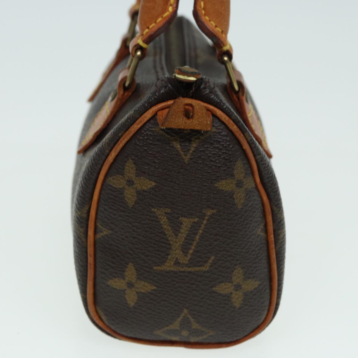 LOUIS VUITTON Monogram Mini Speedy Hand Bag M41534 LV Auth 84150