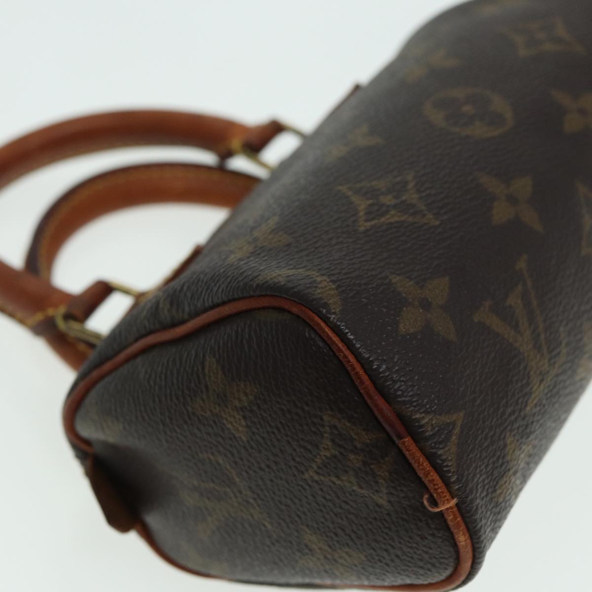 LOUIS VUITTON Monogram Mini Speedy Hand Bag M41534 LV Auth 84151