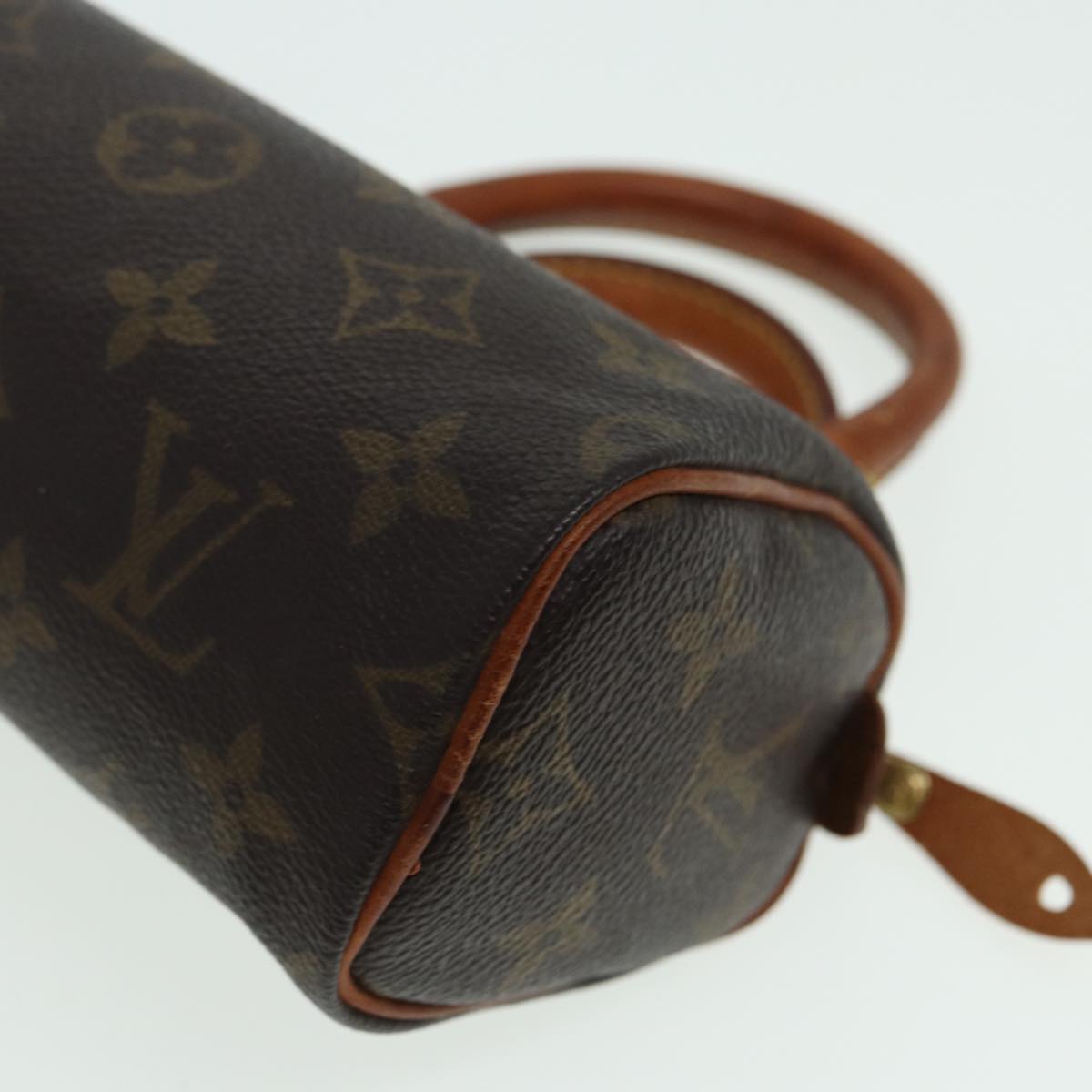 LOUIS VUITTON Monogram Mini Speedy Hand Bag M41534 LV Auth 84151