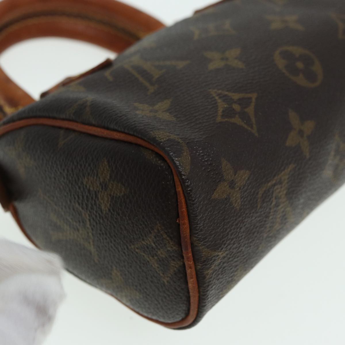 LOUIS VUITTON Monogram Mini Speedy Hand Bag M41534 LV Auth 84151