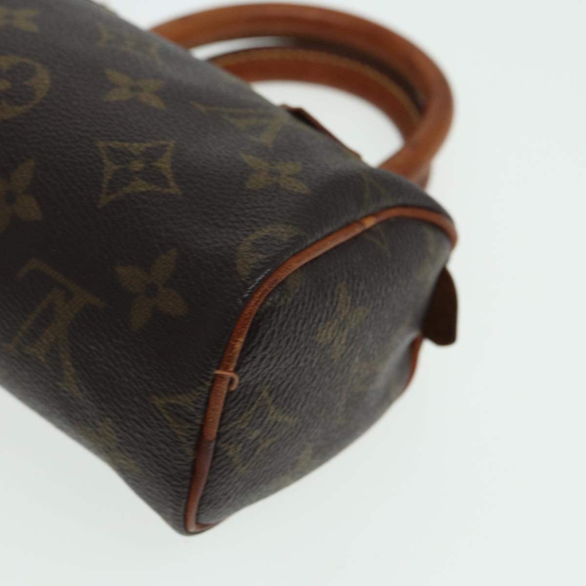 LOUIS VUITTON Monogram Mini Speedy Hand Bag M41534 LV Auth 84151