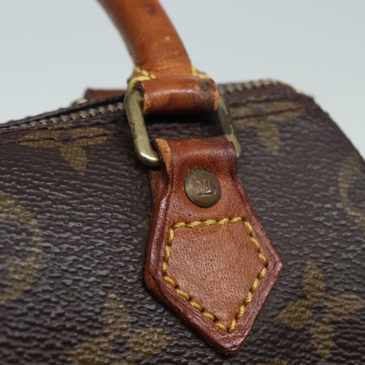 LOUIS VUITTON Monogram Mini Speedy Hand Bag M41534 LV Auth 84151