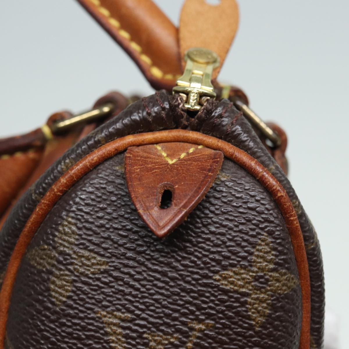 LOUIS VUITTON Monogram Mini Speedy Hand Bag M41534 LV Auth 84151