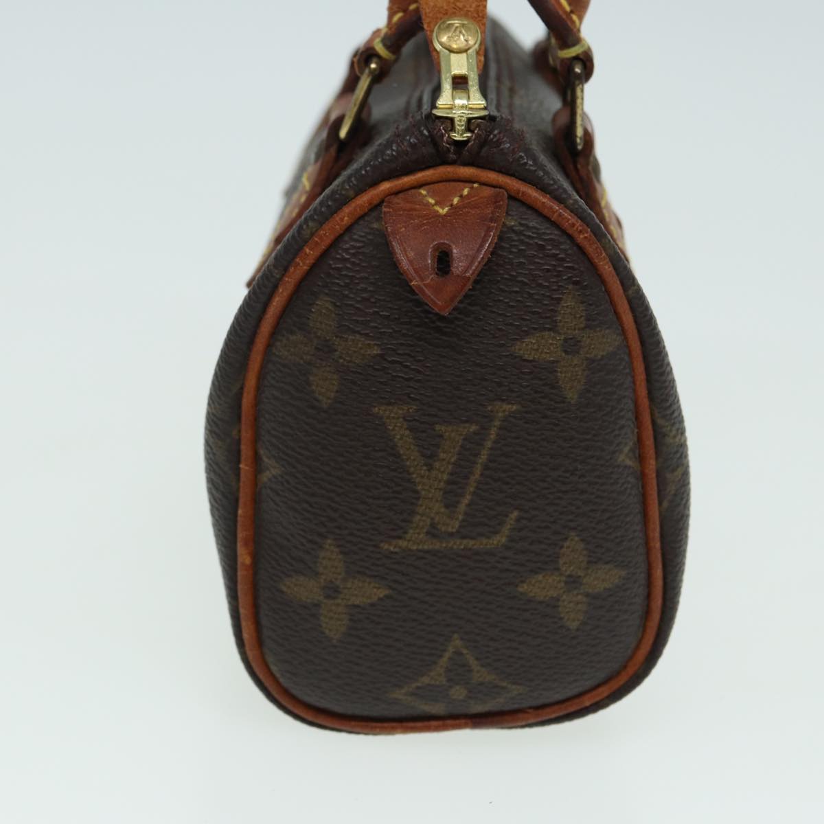 LOUIS VUITTON Monogram Mini Speedy Hand Bag M41534 LV Auth 84151