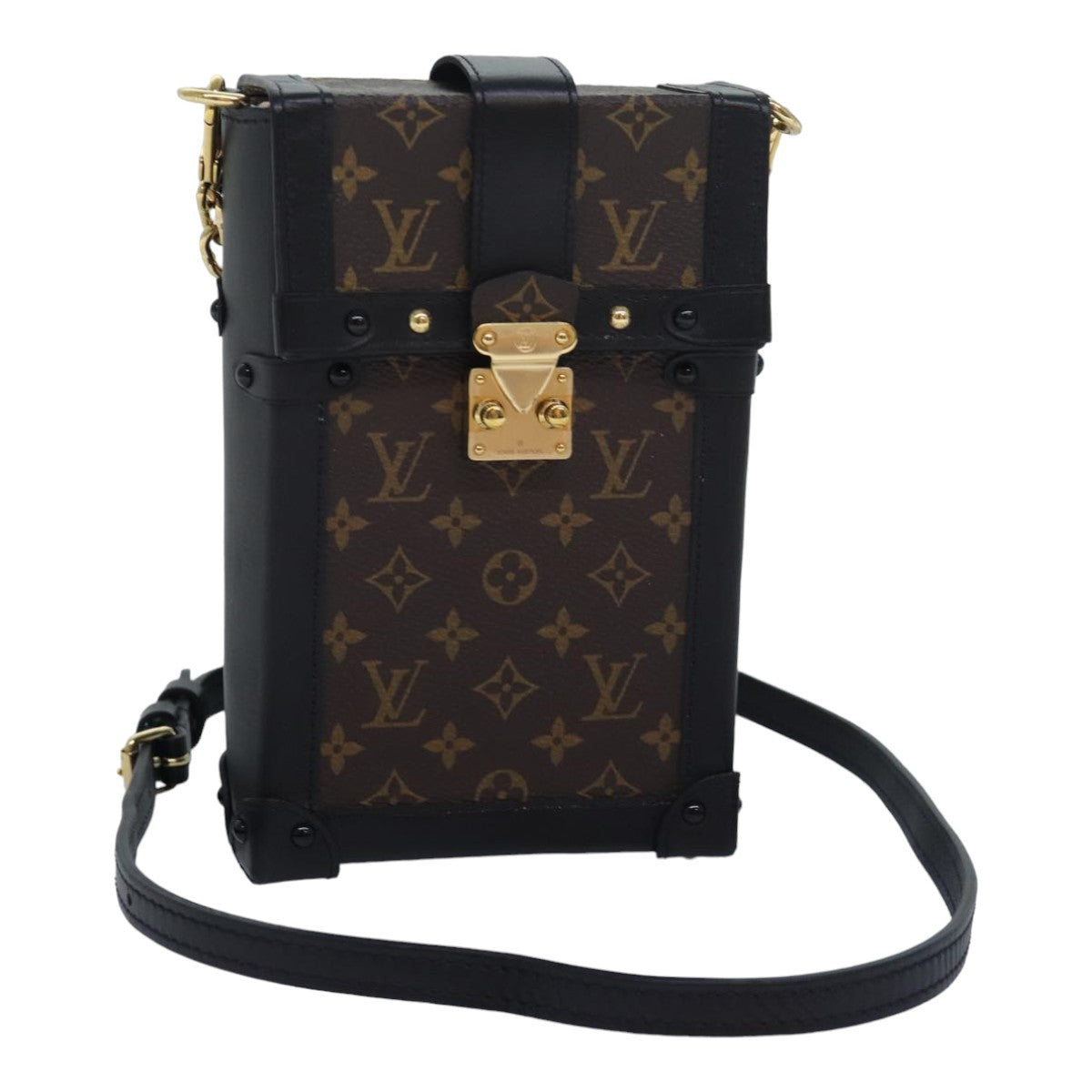 LOUIS VUITTON Pochette Trunk Vertical Shoulder Bag M63913 LV Auth 84154A