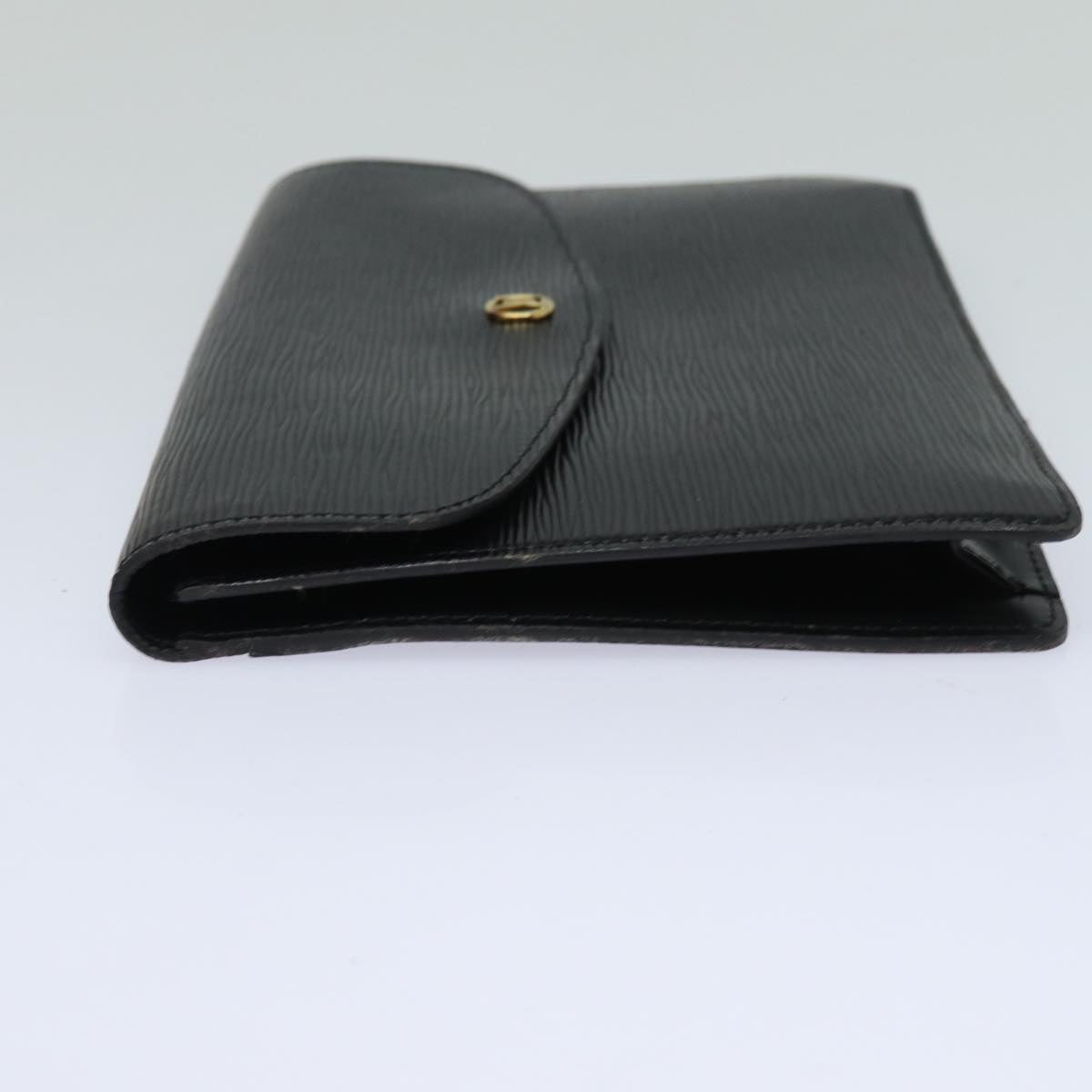 LOUIS VUITTON Epi Montaigne 27 Clutch Bag Black M52652 LV Auth 84158