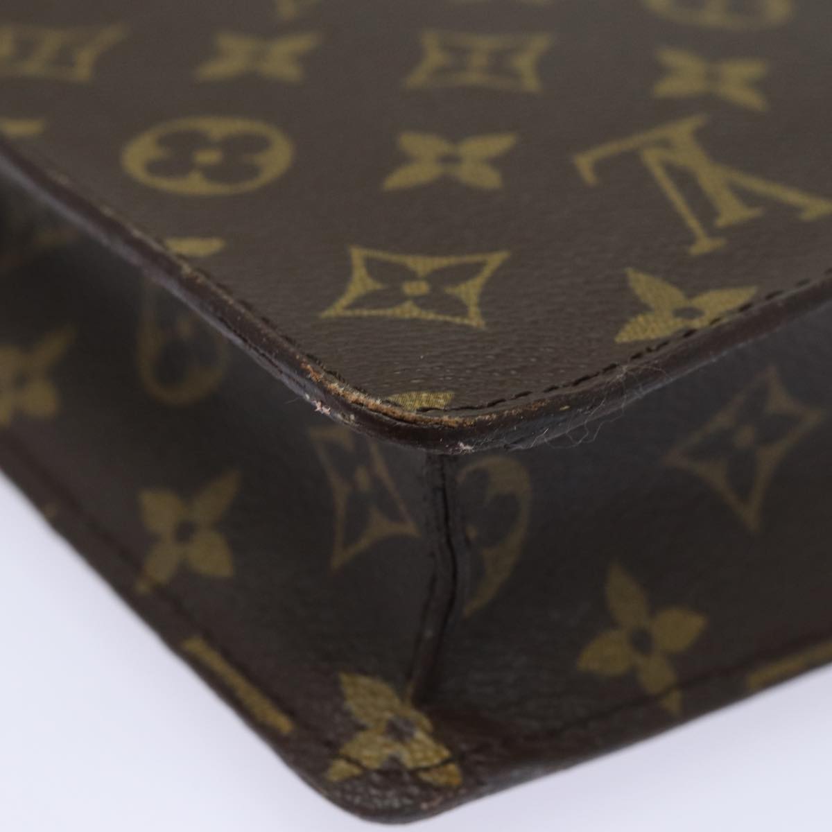 LOUIS VUITTON Monogram Porte Documents Senatur Briefcase M53335 LV Auth 84169