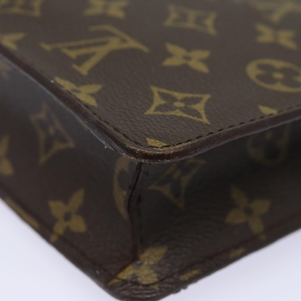 LOUIS VUITTON Monogram Porte Documents Senatur Briefcase M53335 LV Auth 84169