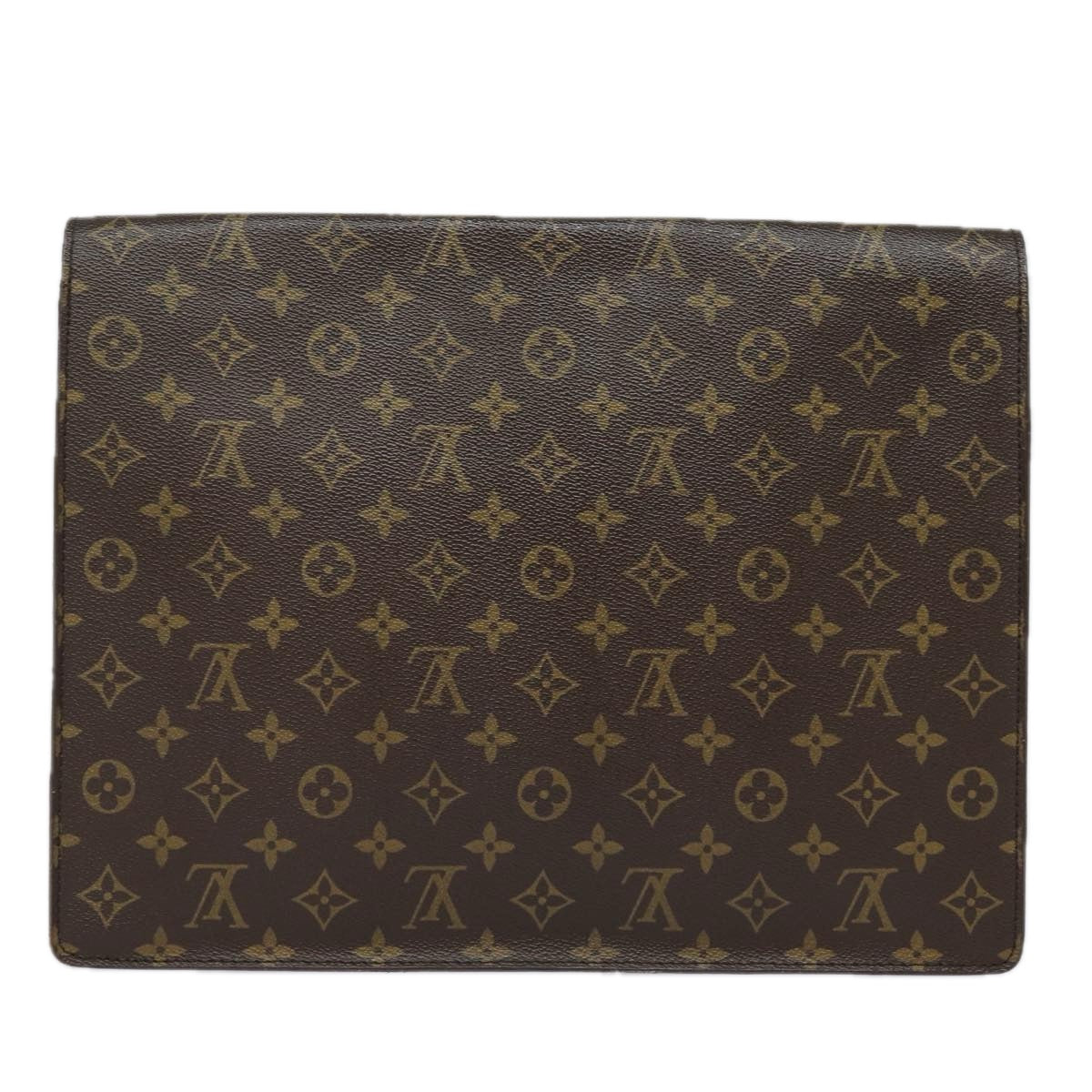 LOUIS VUITTON Monogram Porte Documents Senatur Briefcase M53335 LV Auth 84169 - 0