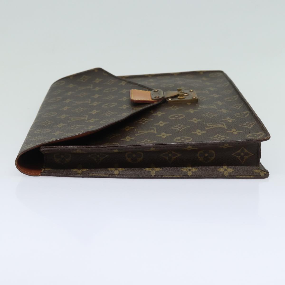 LOUIS VUITTON Monogram Porte Documents Senatur Briefcase M53335 LV Auth 84169