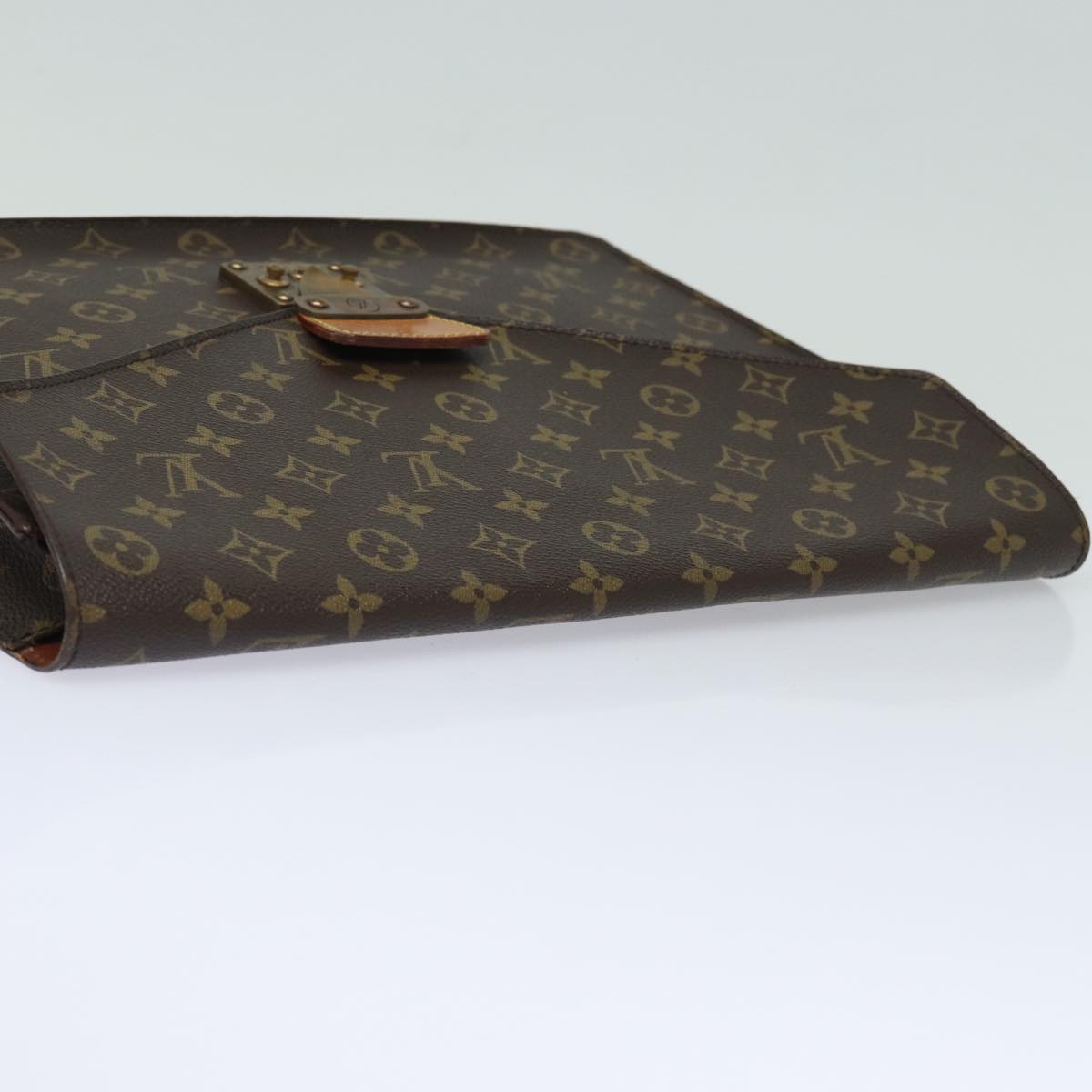 LOUIS VUITTON Monogram Porte Documents Senatur Briefcase M53335 LV Auth 84169