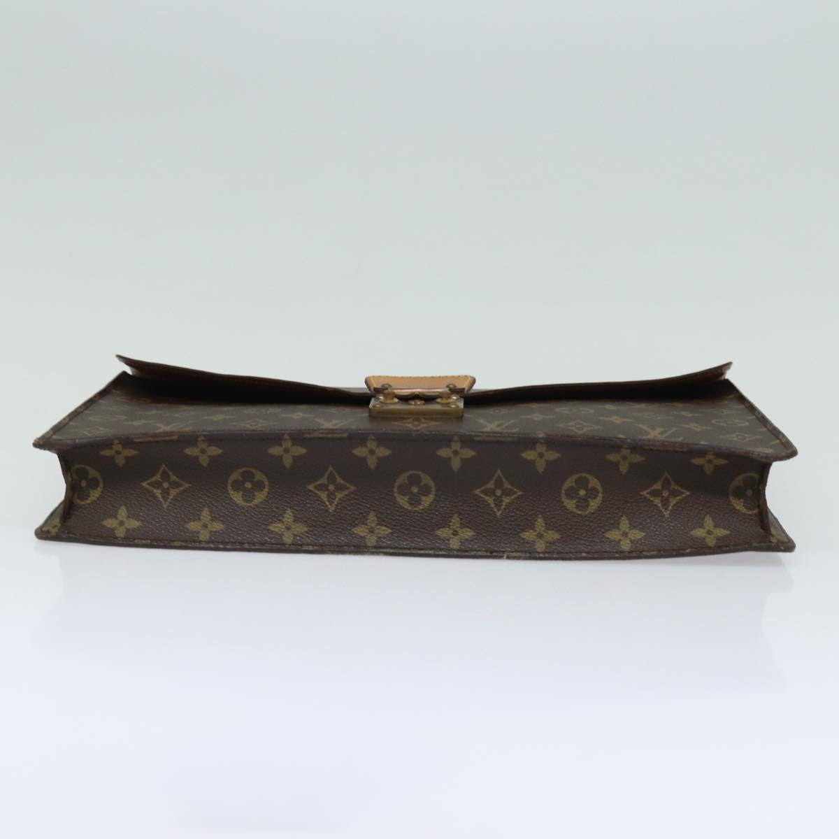 LOUIS VUITTON Monogram Porte Documents Senatur Briefcase M53335 LV Auth 84169