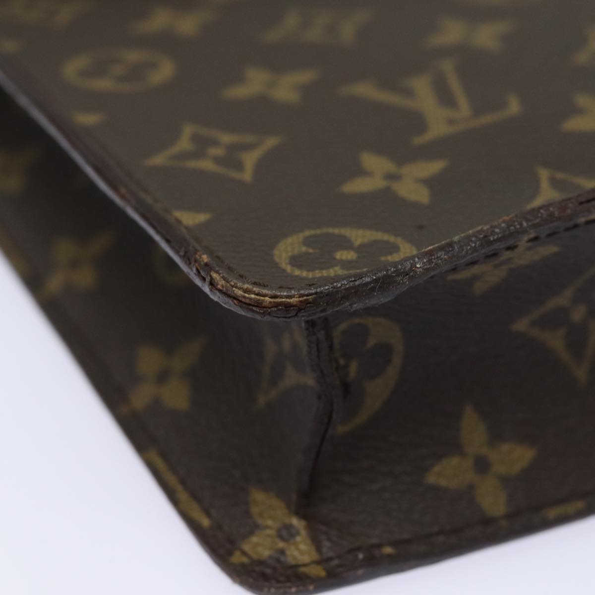 LOUIS VUITTON Monogram Porte Documents Senatur Briefcase M53335 LV Auth 84169