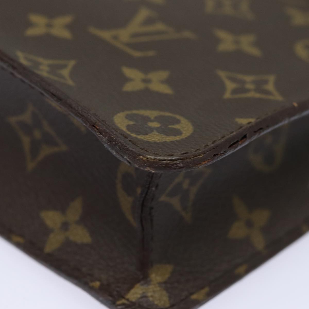 LOUIS VUITTON Monogram Porte Documents Senatur Briefcase M53335 LV Auth 84169