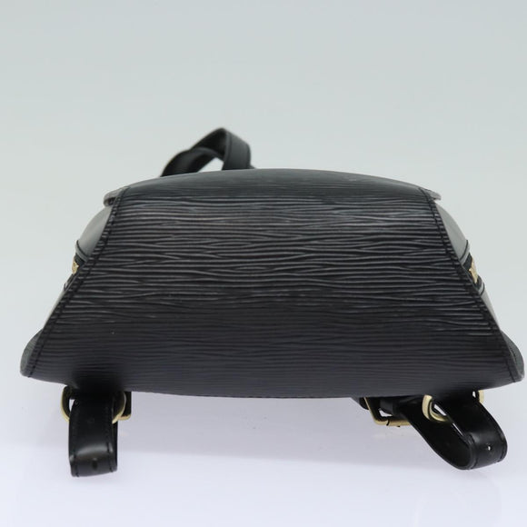 LOUIS VUITTON Epi Mabillon Rucksack Schwarz M52232 LV Auth 84182